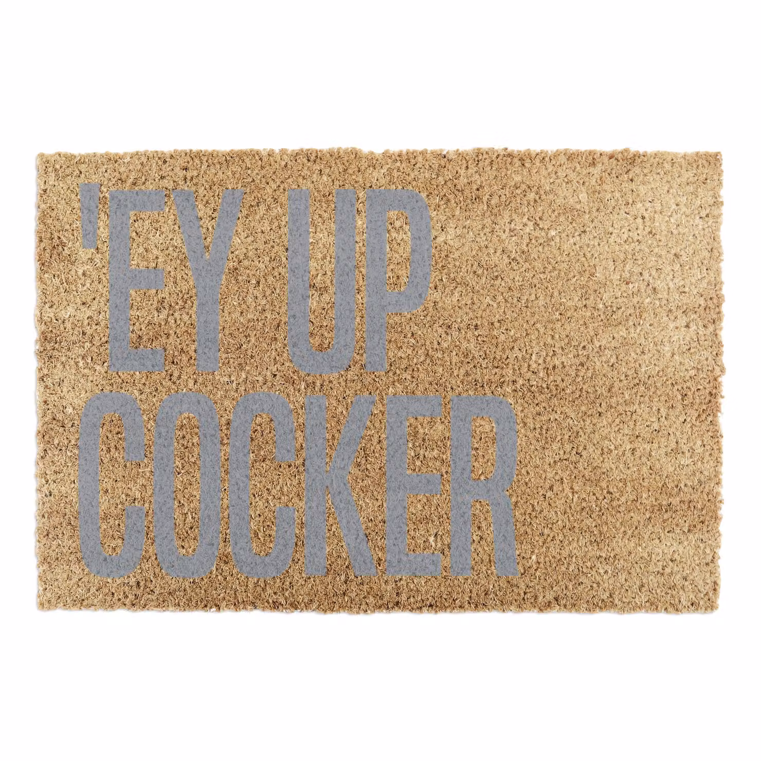 Artsy Mats Grey Ey Up Cocker Spaniel Coir Doormat W/D: 60 x 40 cm – 4