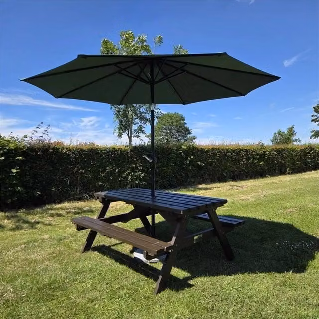 SPETLEK Green Garden Parasol Umbrella with 2.7 m Diameter – 1