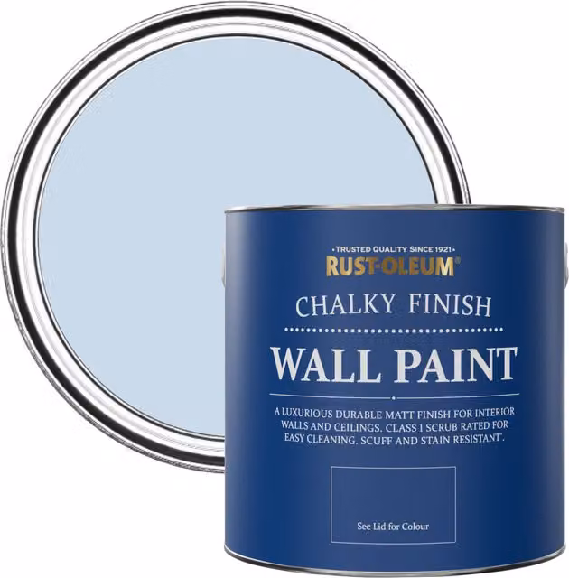 Rust-Oleum Blue Sky Matt Chalky Wall Paint, 2.5L