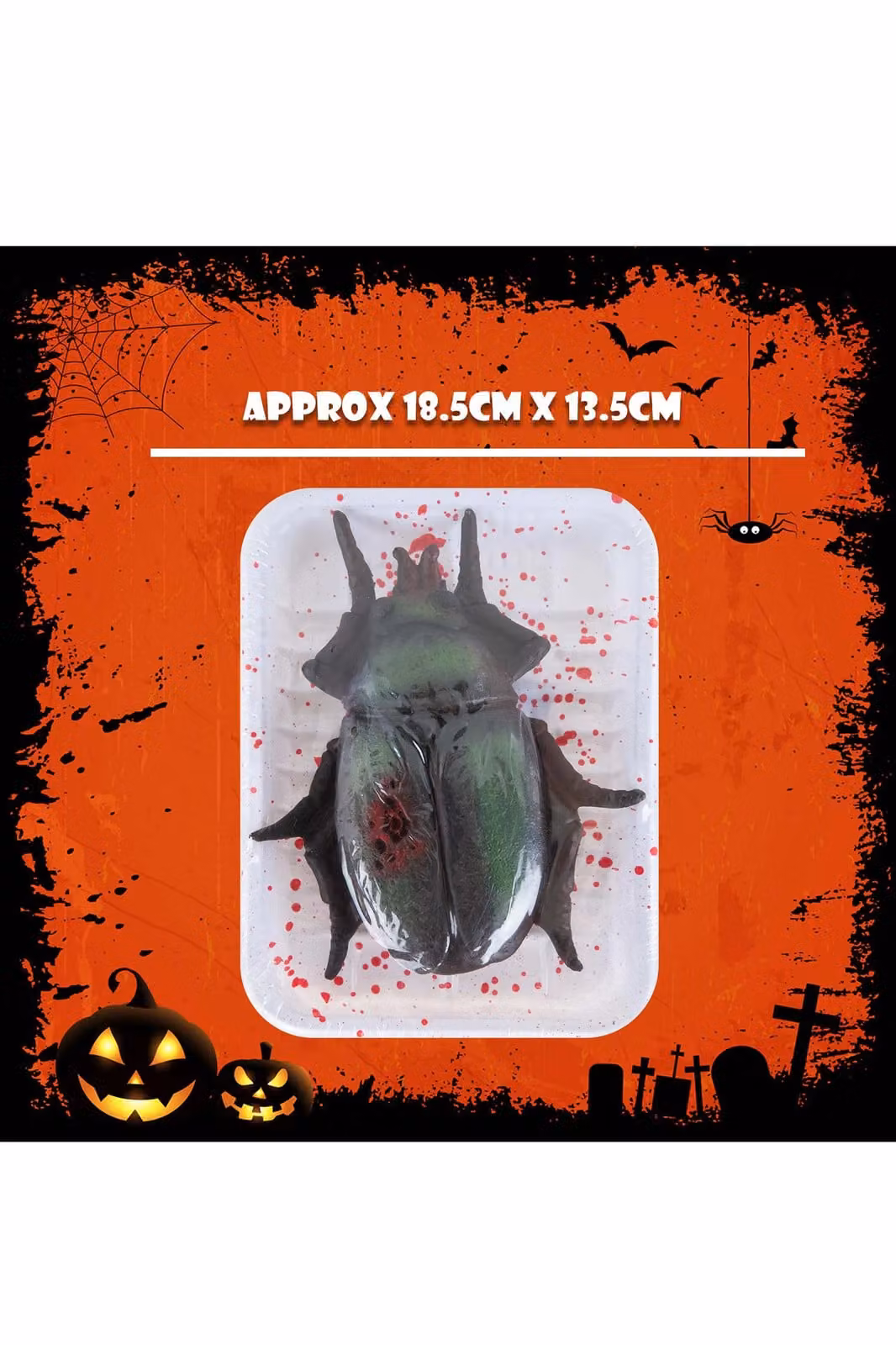 VFM e-Store Black Plastic Scorpion Halloween Decoration, 18.5 cm – 1