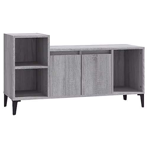 vidaXL Modern TV Cabinet in Grey Sonoma Finish – 1