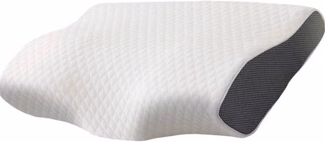 NESTLUNE Ergonomic Neck Support Pillow in White, W/D/H: 120 x 135 cm