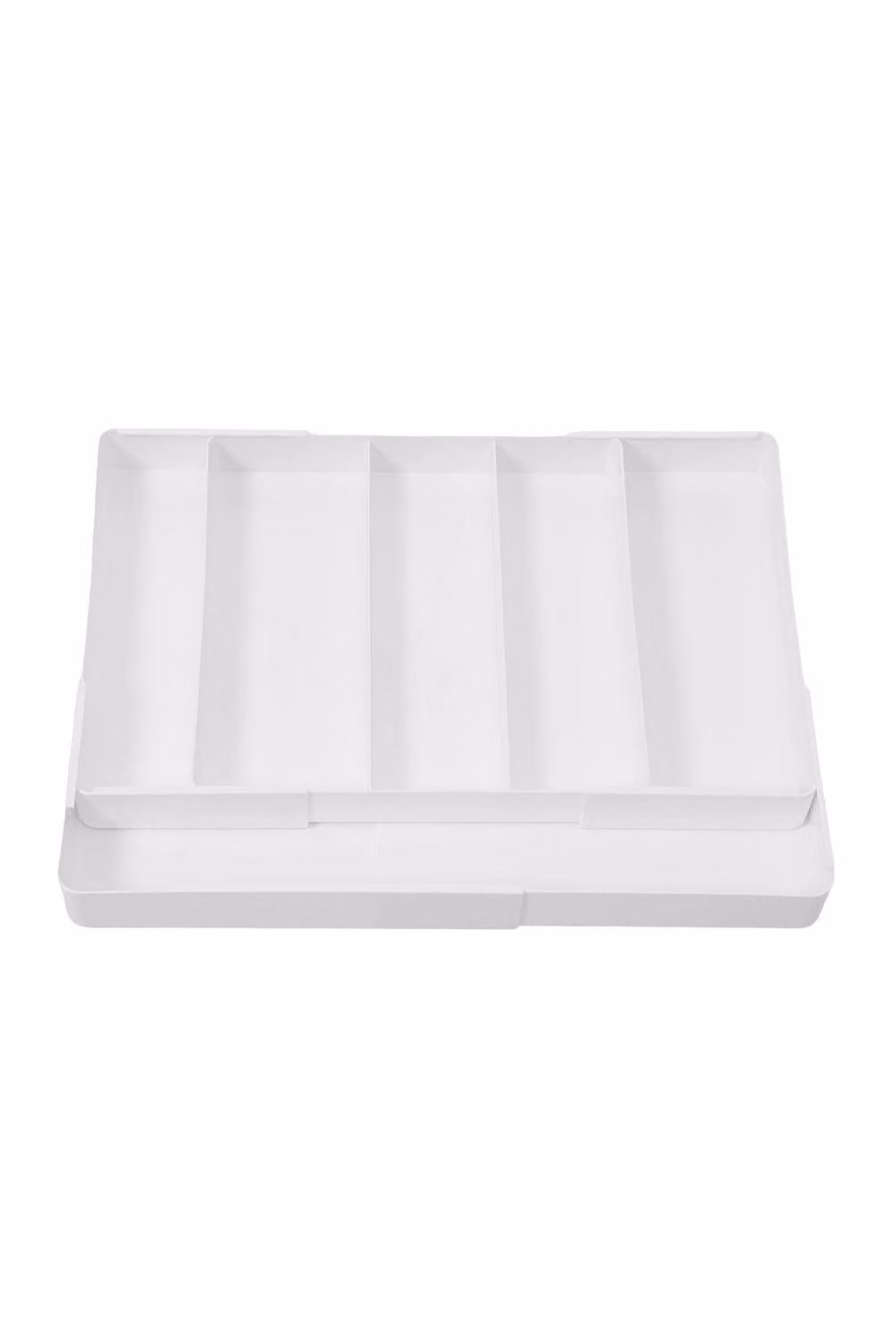 Garden Sanctuary White Plastic Cutlery Tray with 6 Compartments – 3