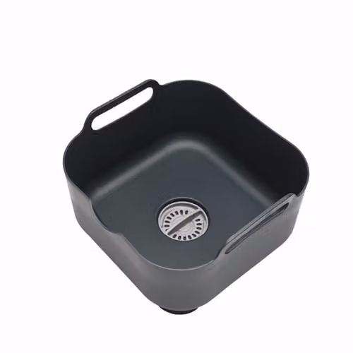 ReBorn Recycled Plastic Washing Up Bowl, 9L, Dark Grey – 1
