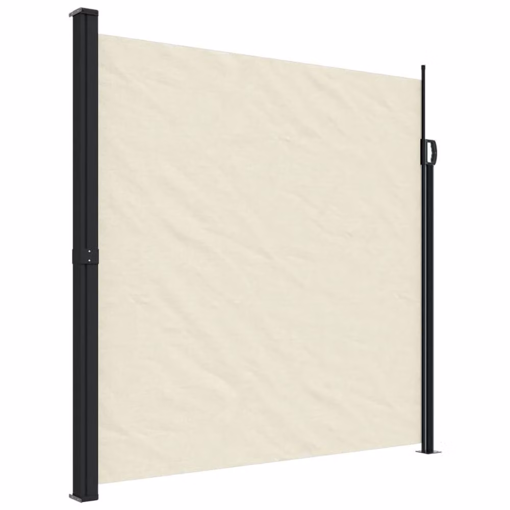 Berkfield Home Retractable Single Side Awning in Beige Polyester, W/H: 500 x 200 cm – 2