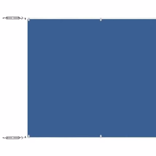vidaXL Blue Vertical Balcony Cover Awning, W/H: 800 x 140 cm – 1