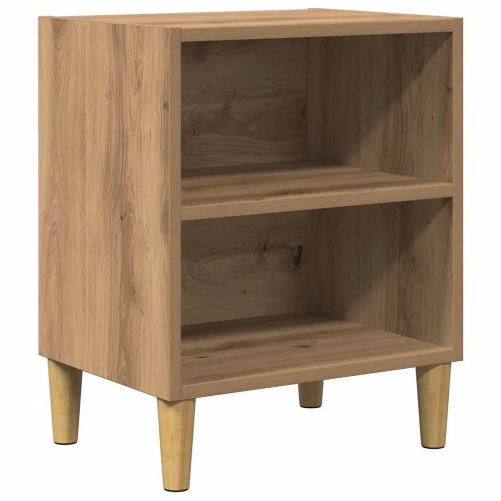 Berkfield Home Artisan Oak Bedside Cabinet in Brown, W/D/H: 40 x 30 x 50 cm – 2