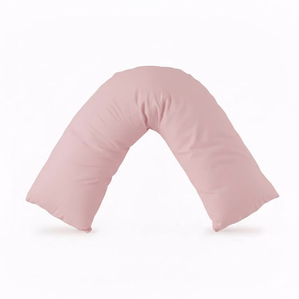 Snug City V Shape Maternity Pillowcase in Pink Polycotton – 2