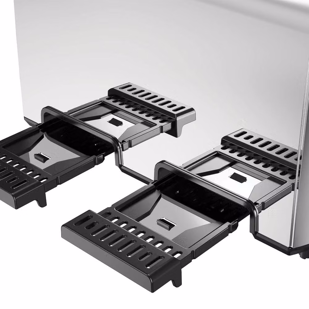 Igenix IGT0 4 Slice Stainless Steel Toaster in Silver – 9