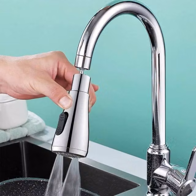 EONLION Silver Pull Out Kitchen Tap Spray Head Replacement – 1