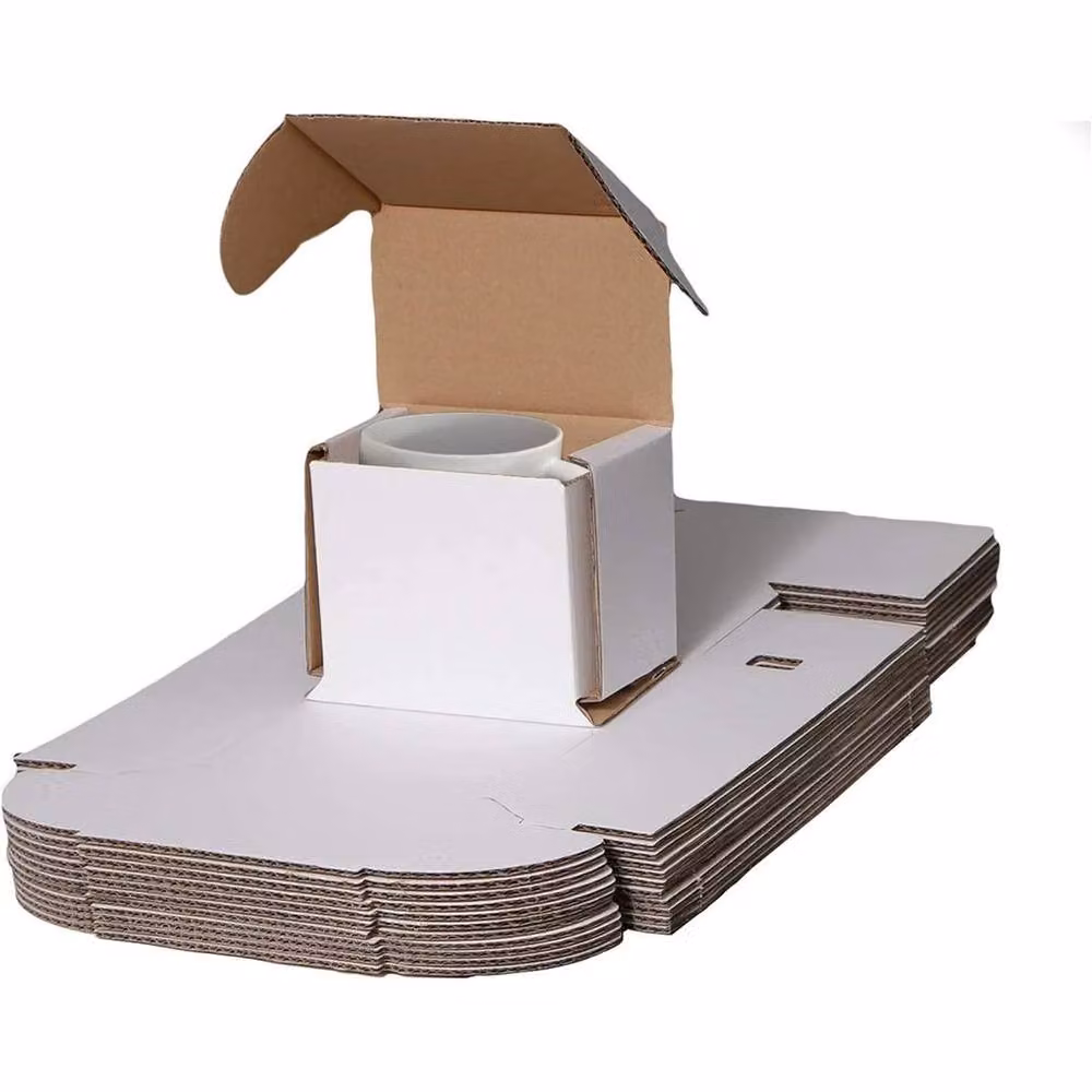 NESTLUNE 100-Piece White Foldable Cardboard Gift Boxes for Shipping – 2