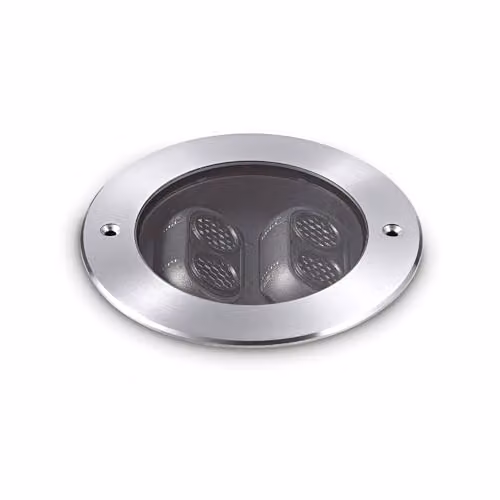 Netlighting Taurus LED Outdoor Recessed Ground Light in Black with Warm White 3000K IP67 Rating