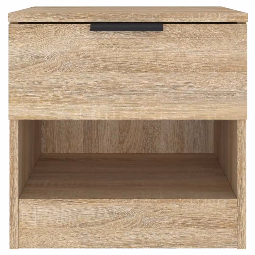 Berkfield Home Elegant Bedside Cabinets, 2 Piece Set, Sonoma Oak, Light Brown, W/D/H: 40 x 39 x 40 cm – 3