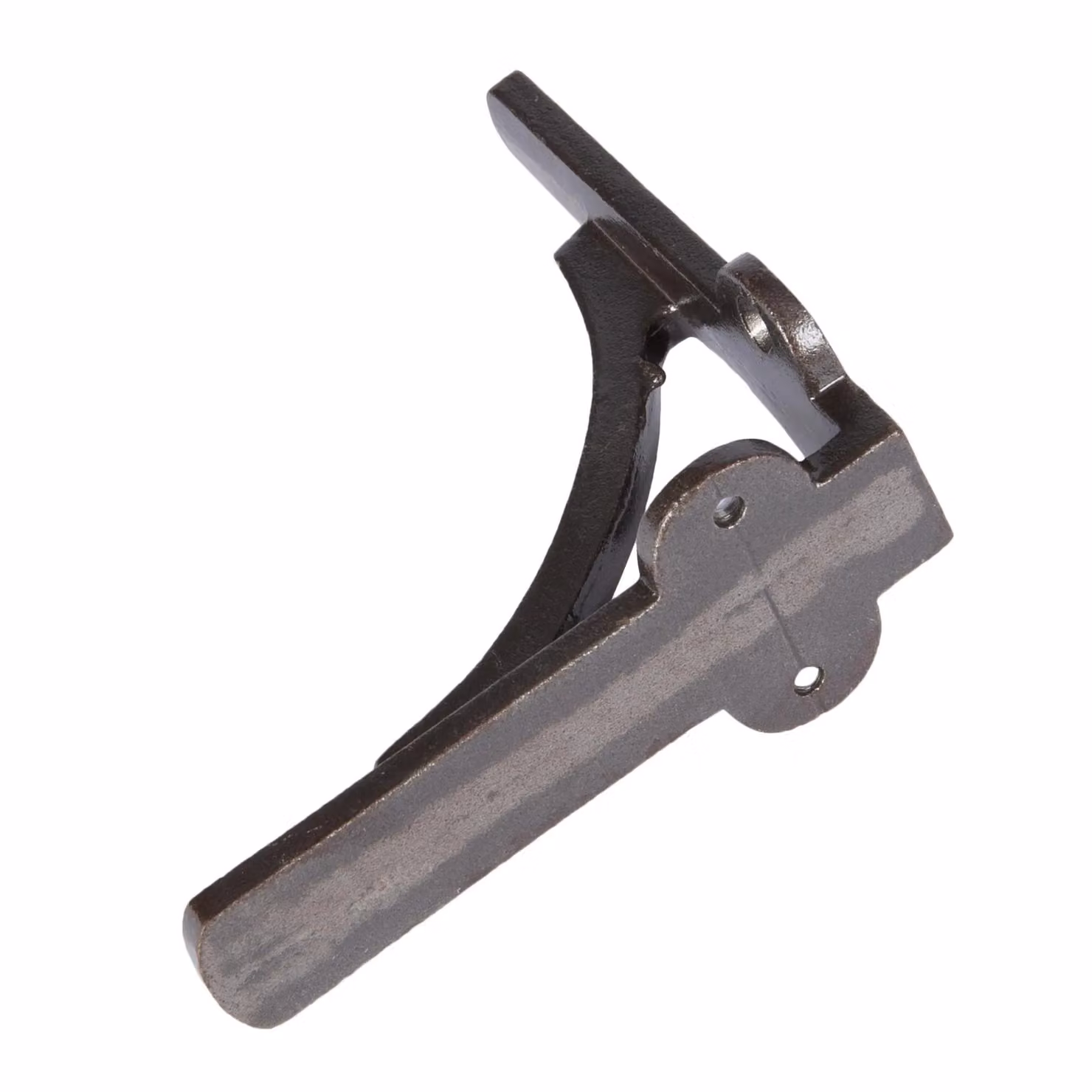 Hammer and Tongs Curved Iron Shelf Bracket in Grey, D100mm – 3
