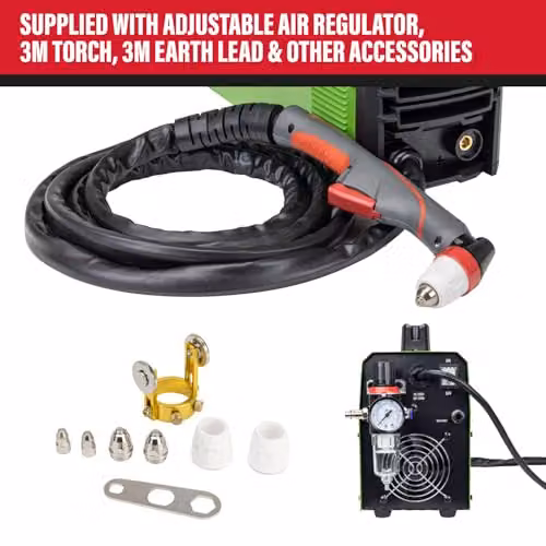 SIP HG250 Inverter Plasma Cutter 25A Green Benchtop Metal Cutting Machine – 4