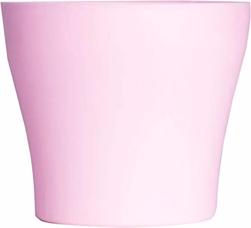 St Helens Pink Plastic Plant Pot, W/D/H: 13 x 13 x 10 cm