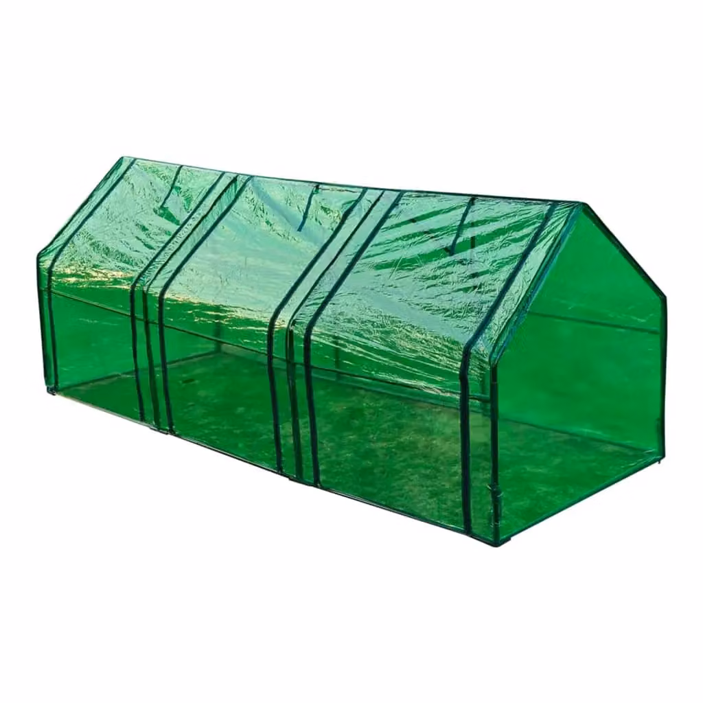 Berkfield Home Green Freestanding Steel Greenhouse with 3 Doors – 2