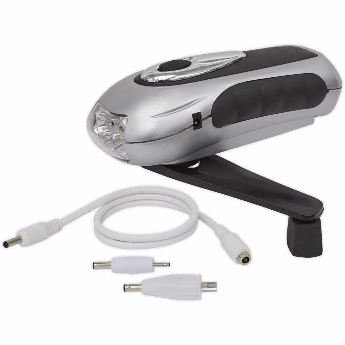 Loops Multicolour and Silver LED Rechargeable Emergency Torch – 4