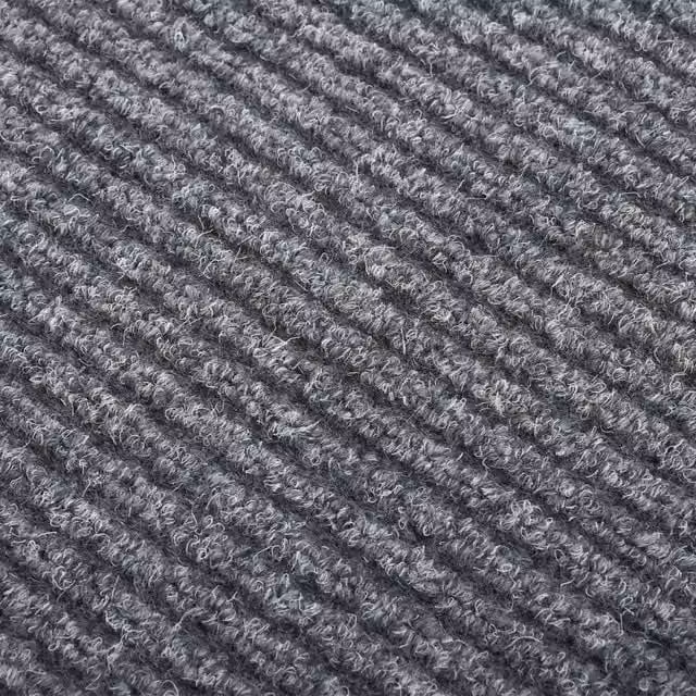 Berkfield Home Dirt Trapper Round Carpet Runner, Grey, W: 100 cm, D: 150 cm