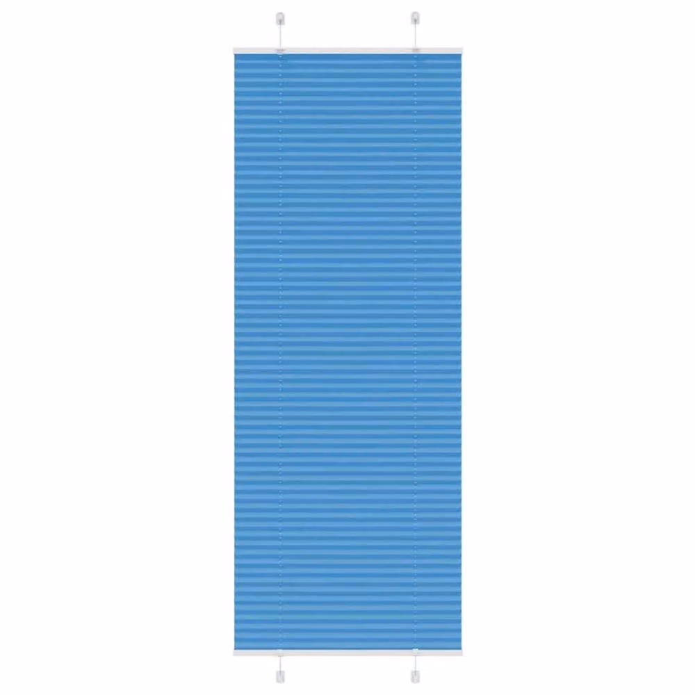 Berkfield Home Blue Single Pleat Day and Night Polyester Blind W: 75 cm, H: 200 cm – 2