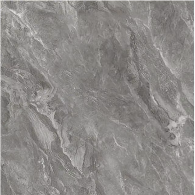 Livingandhome 10-Piece Self-Adhesive Marble Stone-Look PVC Wallpaper in Neutral Grey