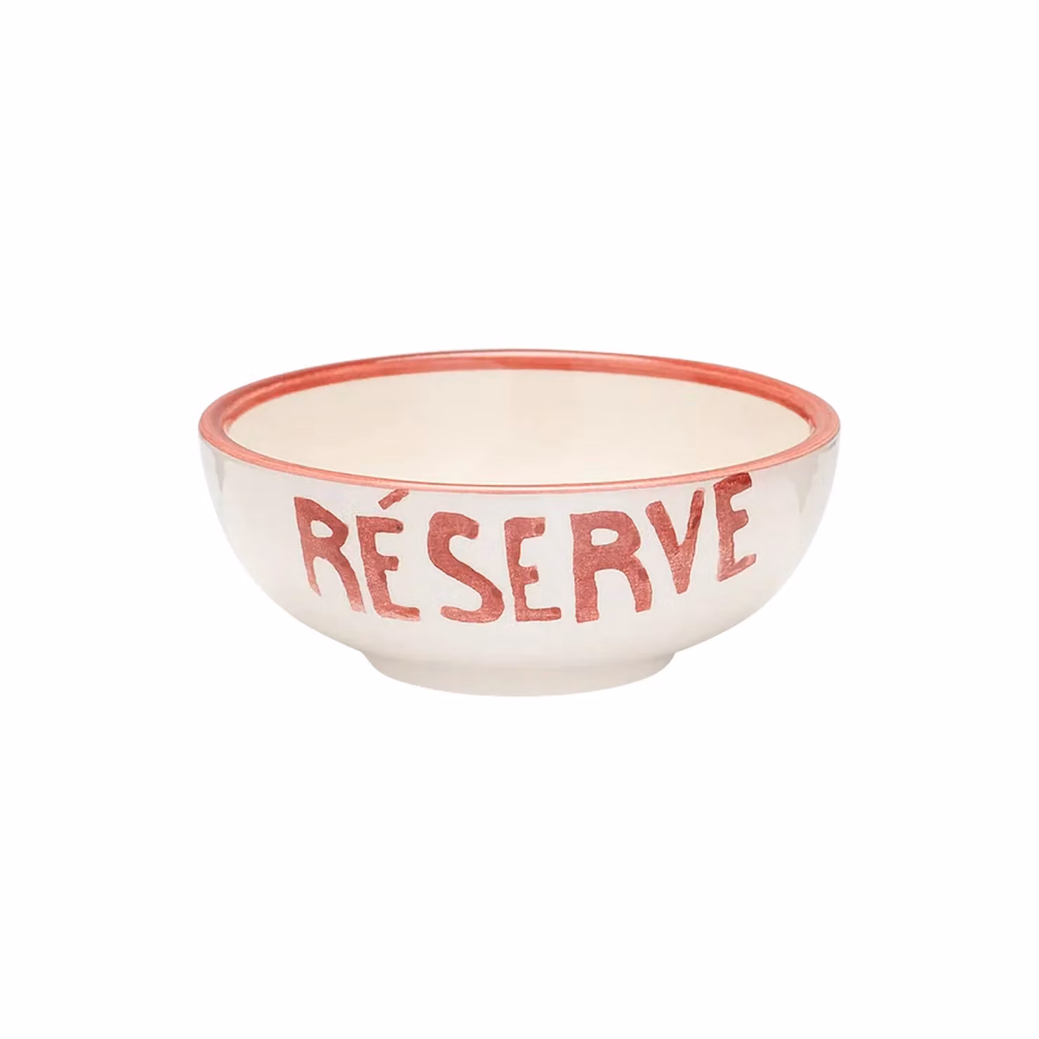 Anna + Nina Réservé White Ceramic Dip Bowl