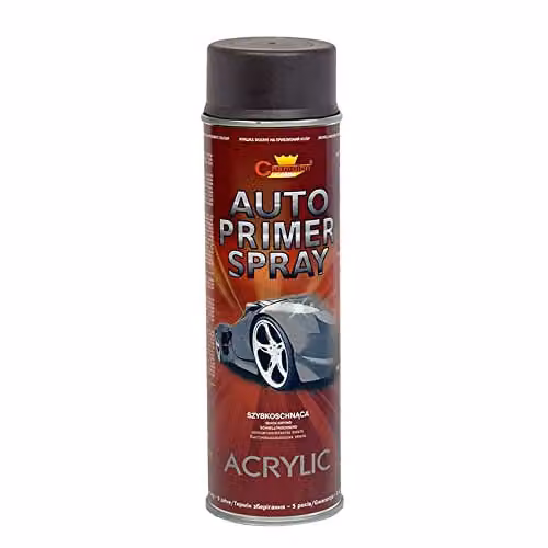 Sola Black Primer Aerosol Spray Paint, 500ml Quick Drying Anti-Corrosive Undercoat