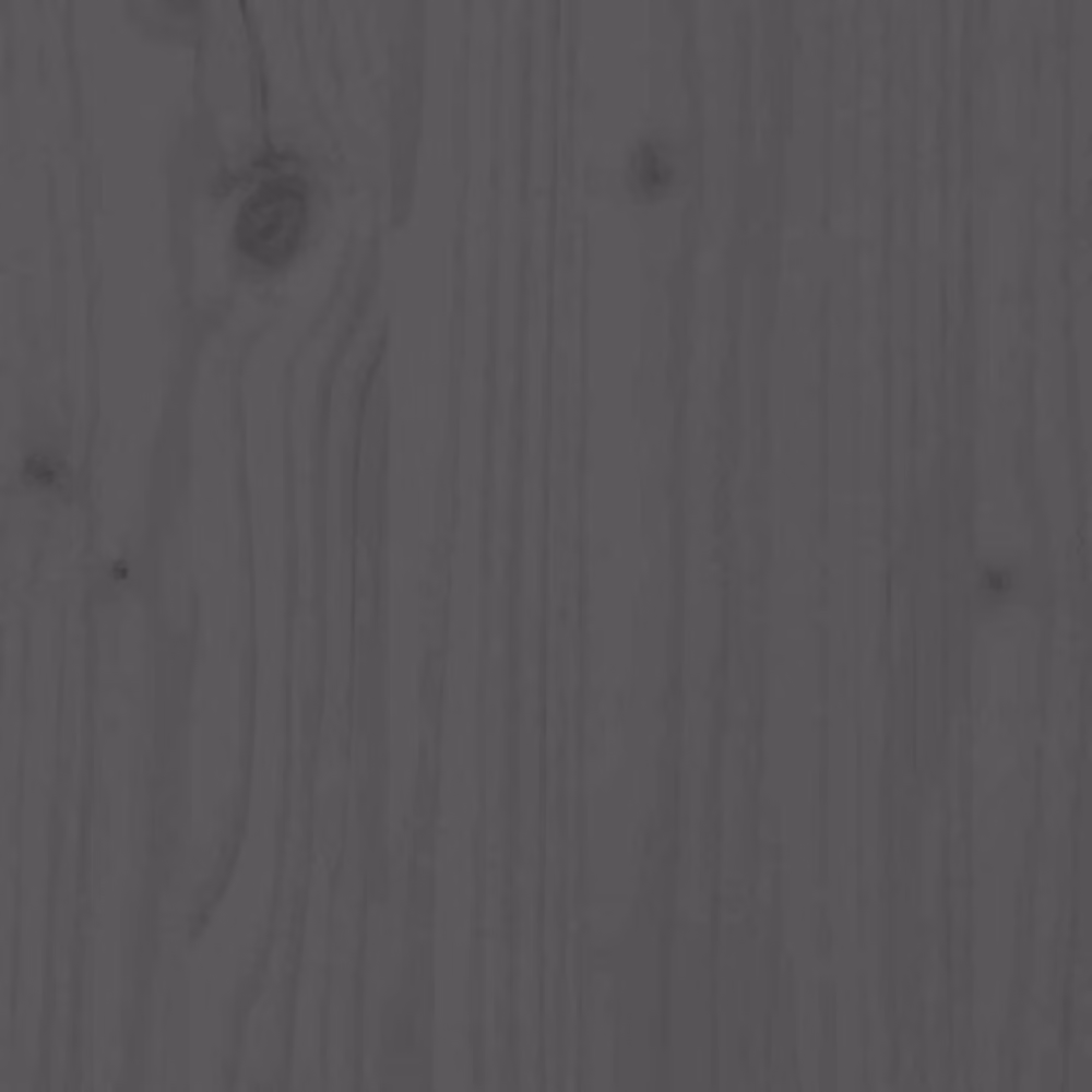 Berkfield Home Beautiful Bed Headboard in Grey Solid Pine Wood, W: 166 cm, D: 4 cm, H: 100 cm – 4
