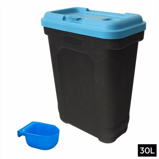 Nordara 30L Blue Pet Food Storage Container Bin W: 100 cm, D: 15 cm, H: 15 cm – 1