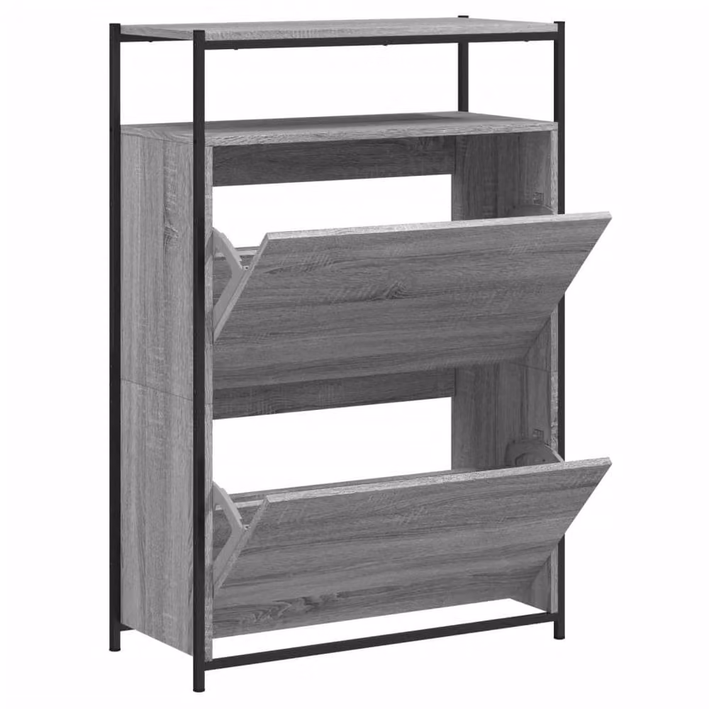 Berkfield Home Grey Sonoma Shoe Cabinet W/D/H: 75 x 34 x 112 cm – 2