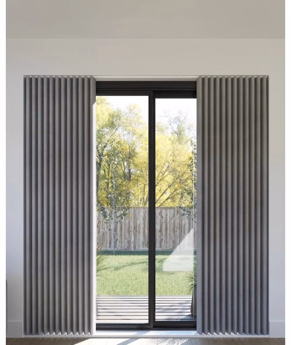 New Edge Blinds Discrete Aluminium Curtain Track in Silver – 1