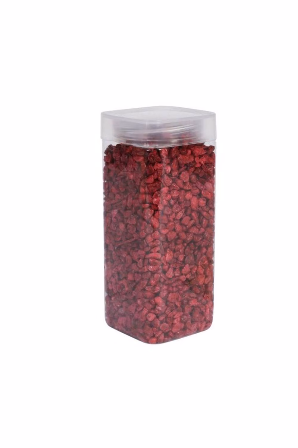 KDMD Dark Red Stone Pebbles in Square Jars, 900g per jar, 3 Pack – 2