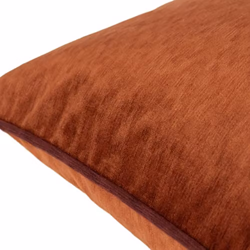 Paoletti Torto Red Velvet Square Polyester Filled Cushion – 3