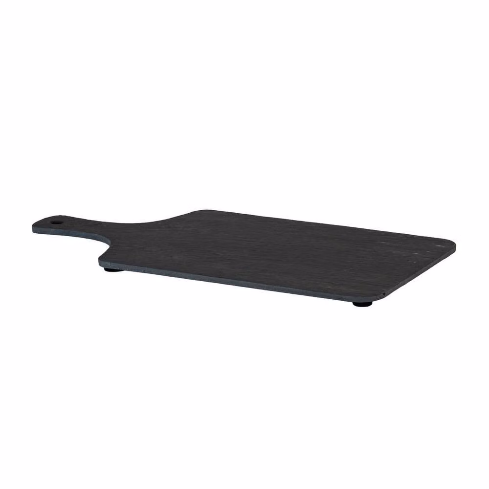 Lemon Pavilion Rectangular Slate Serving Board, Black, W: 18 cm, L: 36 cm, H: 1 cm – 2