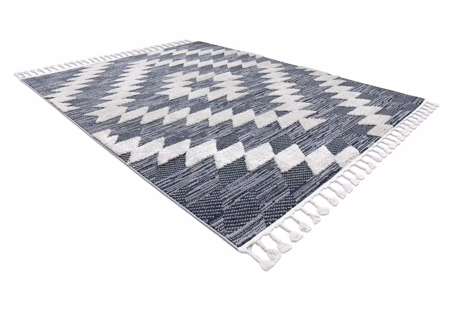RugsX Sevilla Moroccan Blue Rectangular Rug, W: 80 cm, L: 150 cm – 2