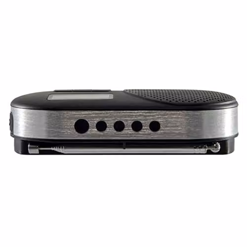 Groov-e Milan Rechargeable DAB+ and FM Digital Radio with Bluetooth, USB-C and 3.5mm Jack, Black – 4