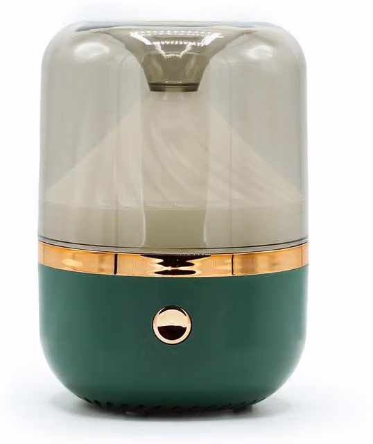 KDMD Urban Aroma Diffuser in Green and Bronze with Colour Changing Light and USB Connectivity