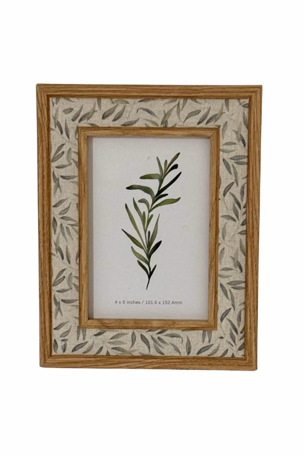 KDMD Tundra Single Rectangular Weathered Timber Photo Frame with Stand, Brown, 10 x 15 cm – 2