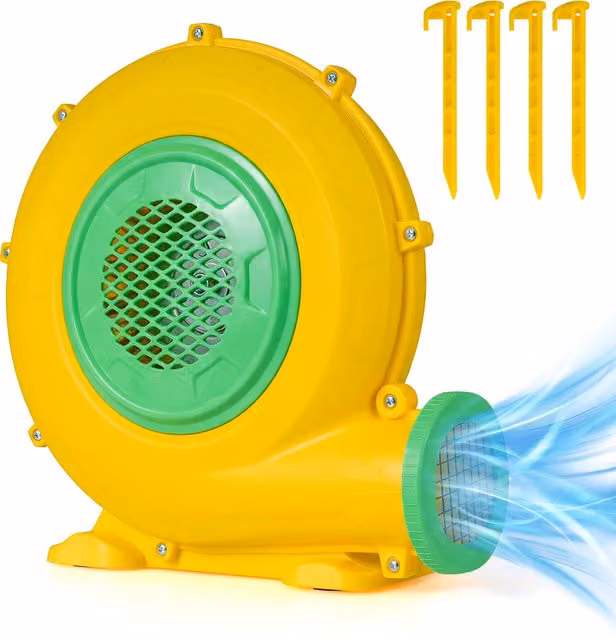 COSTWAY 550W Bounce House Air Blower in Yellow