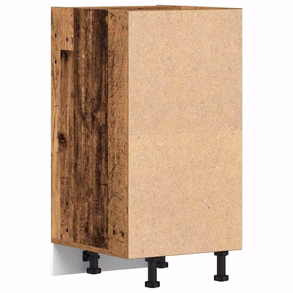 Berkfield Home Brown Kitchen Base Unit with Hinged Doors and Internal Shelves, W: 40 cm, D: 44.5 cm, H: 81.5 cm – 4