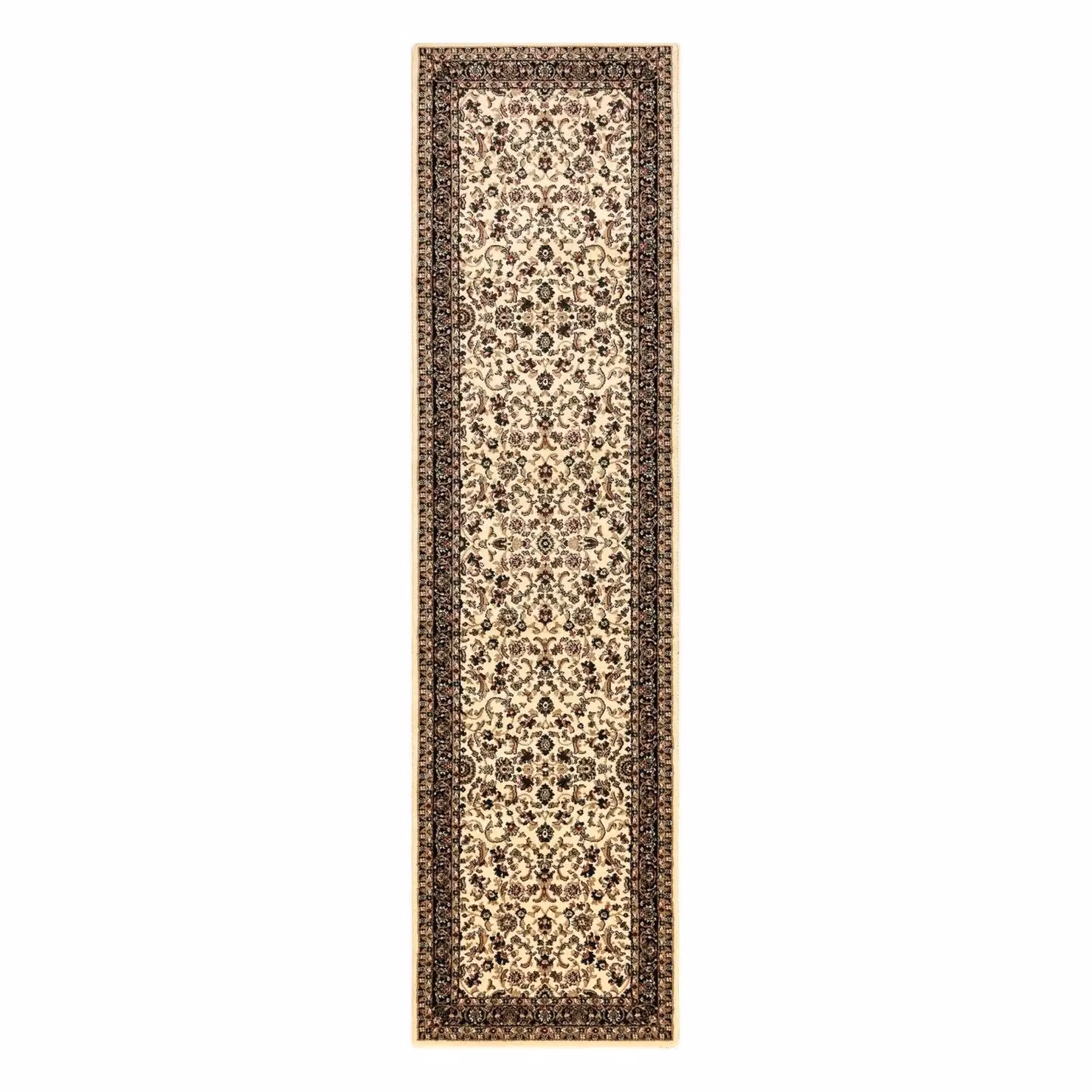 RugsX Royal Oriental Runner Rug in Brown, W: 80 cm, L: 250 cm – 2