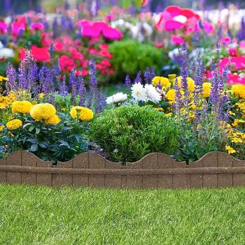 Garden Gear Ultra Curve EZ Border Edging Large Carolina Recycled Rubber Garden Border in Grey – 2