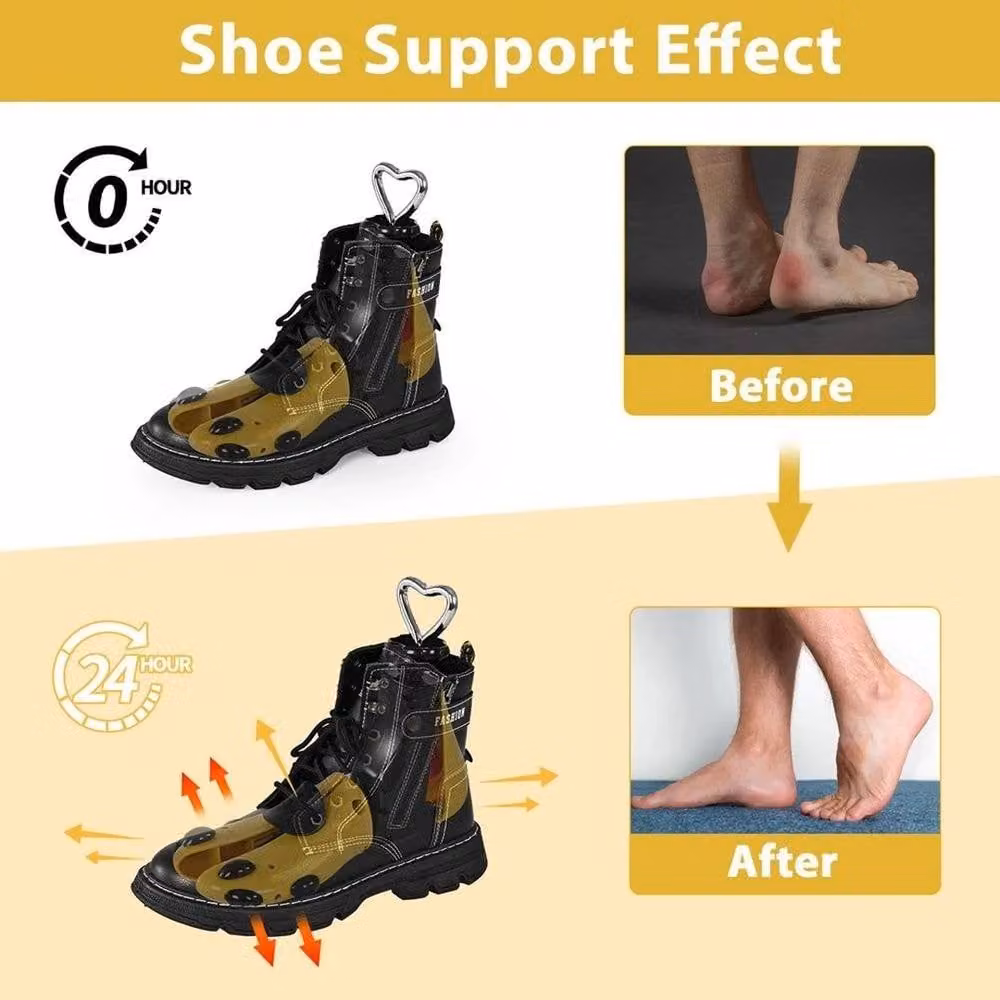FLAVORA Adjustable Shoe and Boot Stretcher for Wide Feet, Yellow – 4
