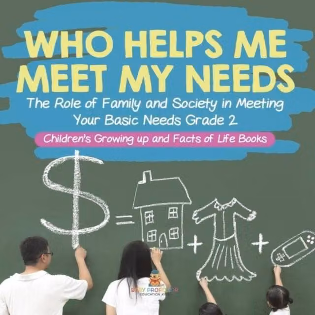 Baby Professor Who Helps Me Meet My Needs? The Role of Family & Society in Multicolour Paper Book