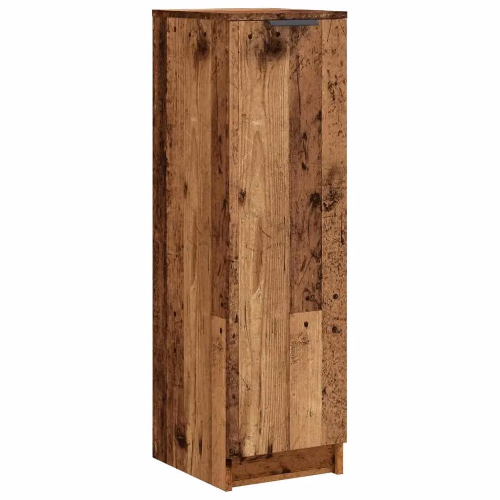 Berkfield Home Rustic Brown Wood Shoe Cabinet, W/D/H: 29.5 x 35.0 x 100.5 cm – 2