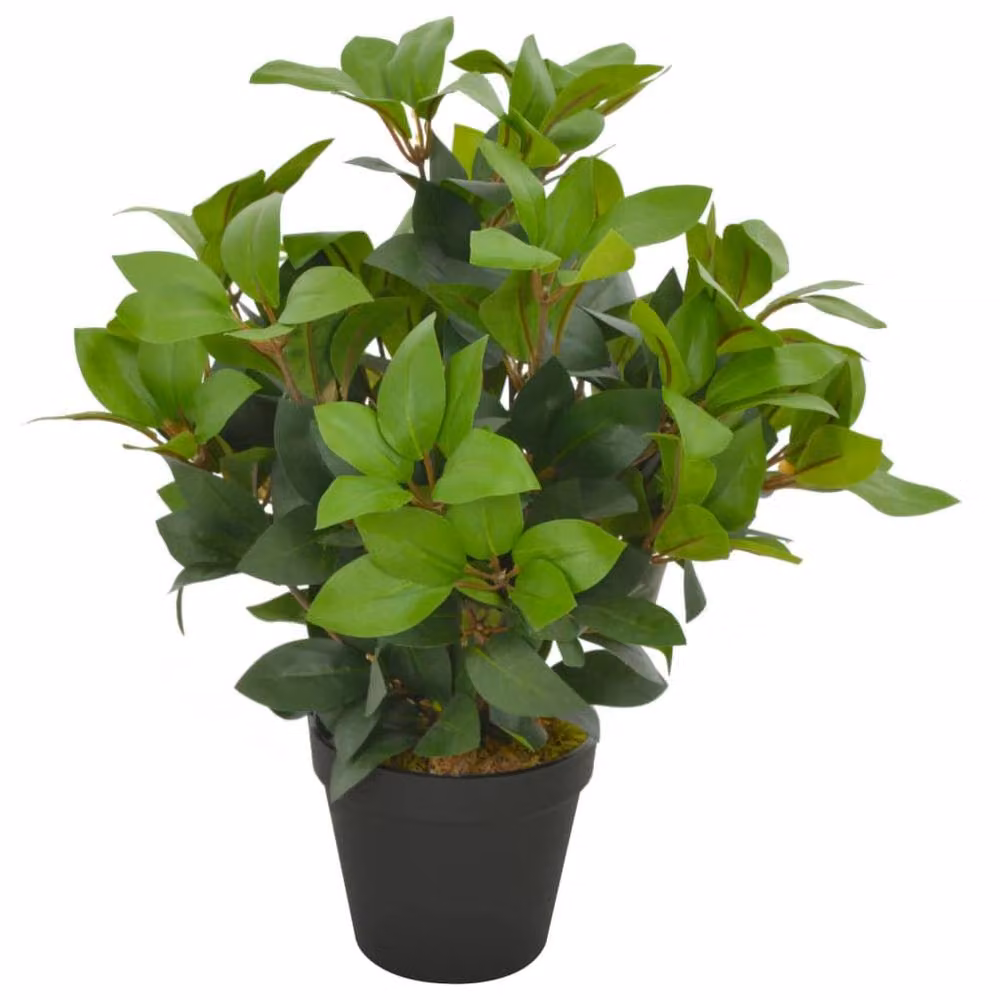 Berkfield Home Artificial Laurel Tree with Pot, Green, Height: 40 cm – 2