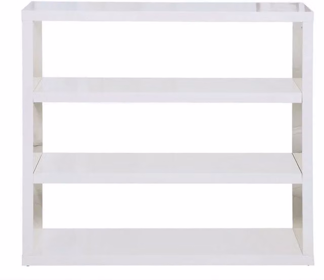 LPD Home Puro High Gloss White Bookcase