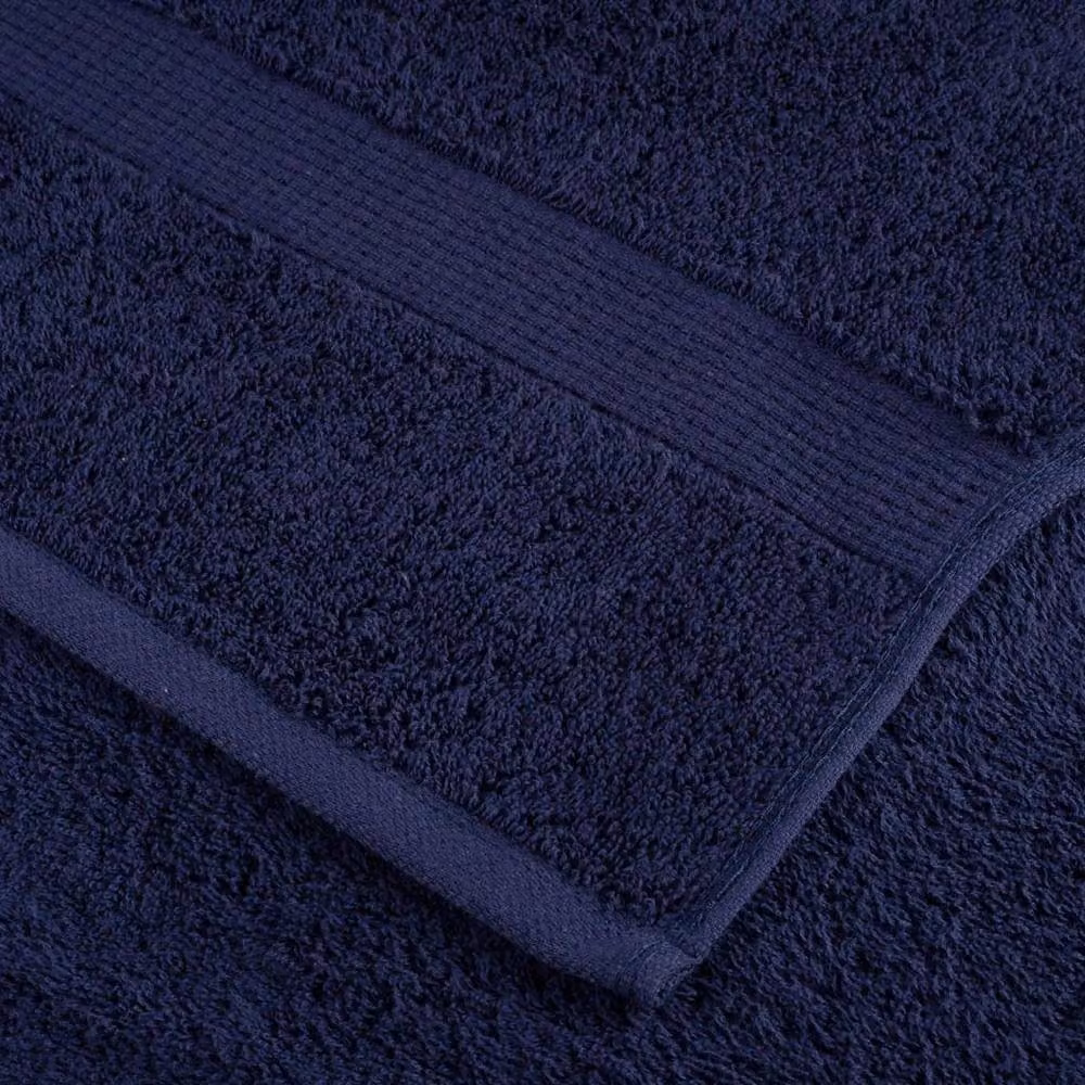 Berkfield Home SOLUNA 12 Piece Premium Navy Blue Cotton Terry Towel Set, 600 gsm – 5