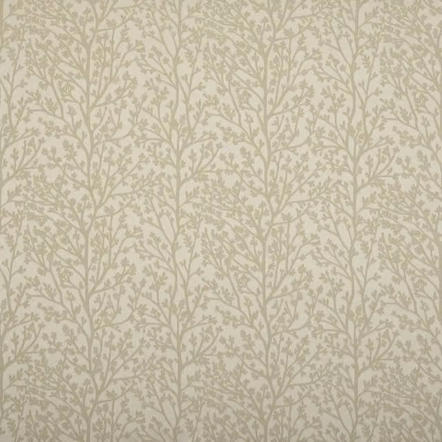 Ashley Terrys Classic Floral Fabric Panel in Beige and Gold