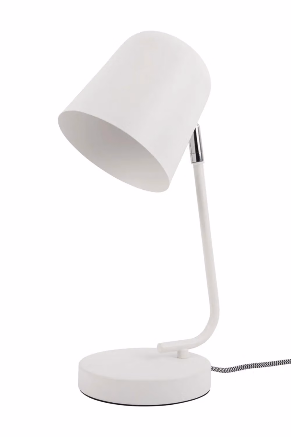 PRESENT TIME Encantar Iron Table Lamp in Matt White – 2